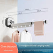 Suction Cup Folding Clothes Hanger | Indoor Drying Rack