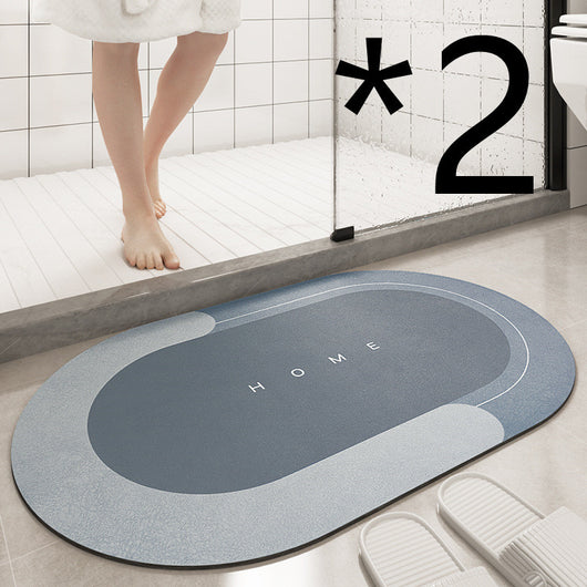 Bathroom Floor Mat | Sliding Door & Foot Cushion