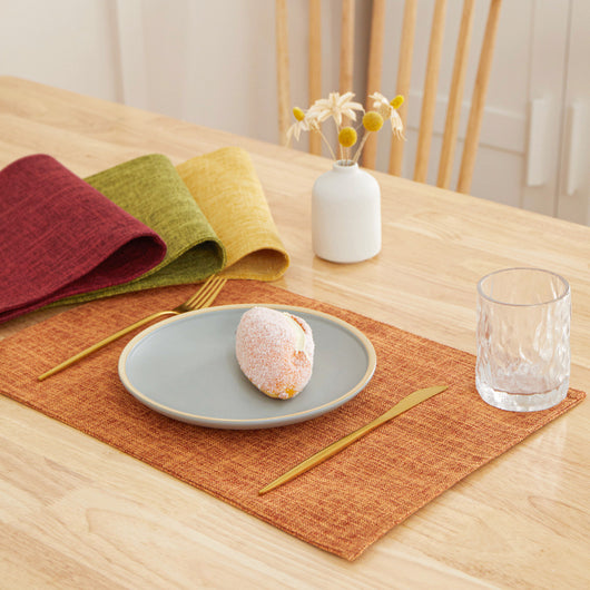 Linen Dining Table Cover | Heat-Resistant & Anti-Scald