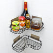 Punch-Free Wall Storage Rack | Kitchen Corner Shelf