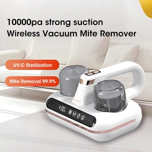 Cordless Mattress Vacuum Cleaner | Powerful Mite Remover