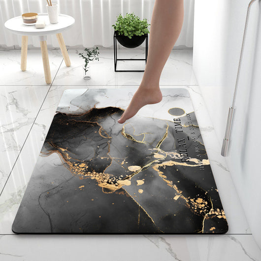 Anti-Slip Bathroom Mat | Super Absorbent Diatom Mud