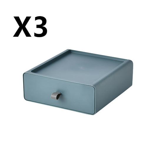 Stackable Plastic Storage Drawer | Office & Makeup Organizer