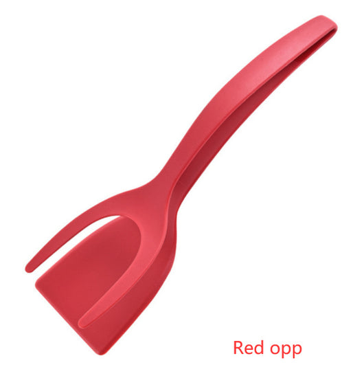 2-in-1 Flip & Grip Tongs | Egg Spatula and Pancake Turner