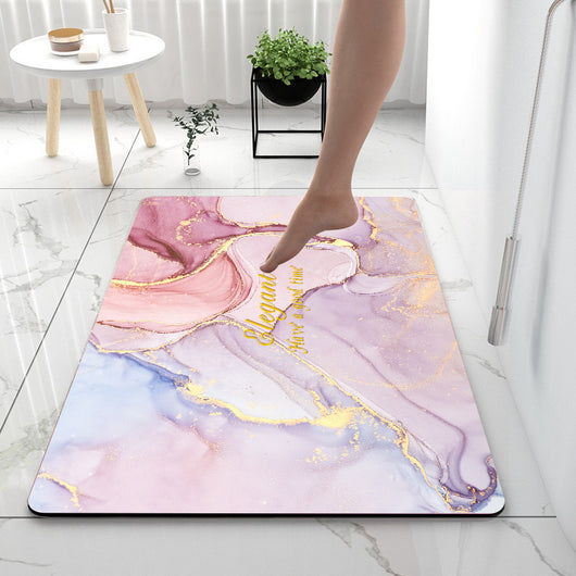 Anti-Slip Bathroom Mat | Super Absorbent Diatom Mud