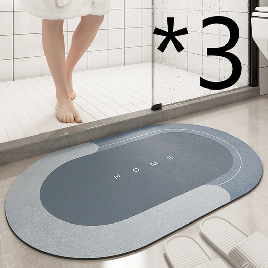 Bathroom Floor Mat | Sliding Door & Foot Cushion