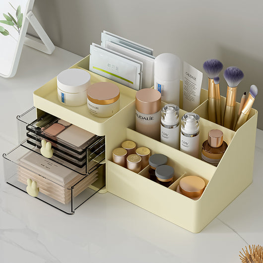 Desktop Cosmetic Organizer | High-Grade Plastic Storage Box