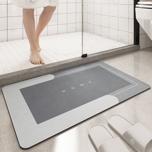 Bathroom Floor Mat | Sliding Door & Foot Cushion