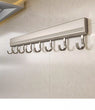 Punch-Free Wall-Mounted Kitchen Hook Rack | Aluminum Design