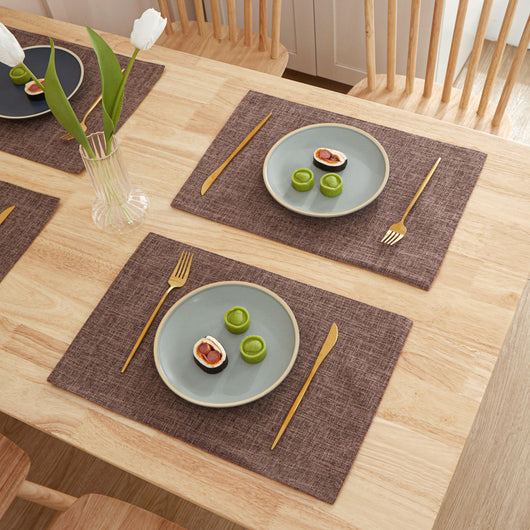 Linen Dining Table Cover | Heat-Resistant & Anti-Scald