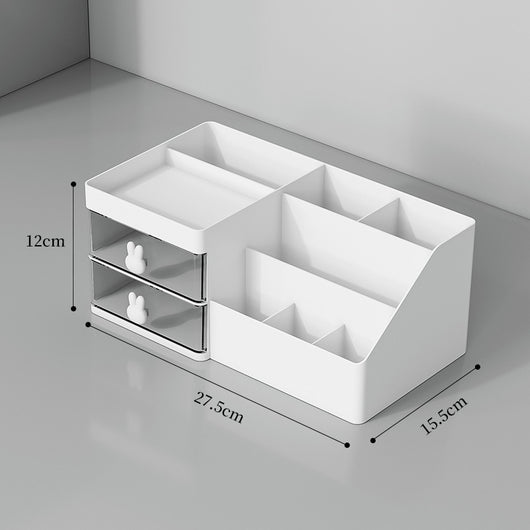 Desktop Cosmetic Organizer | High-Grade Plastic Storage Box