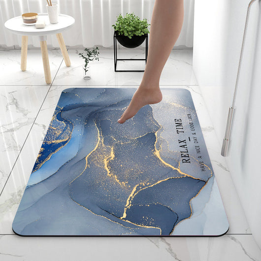 Anti-Slip Bathroom Mat | Super Absorbent Diatom Mud