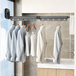 Suction Cup Folding Clothes Hanger | Indoor Drying Rack