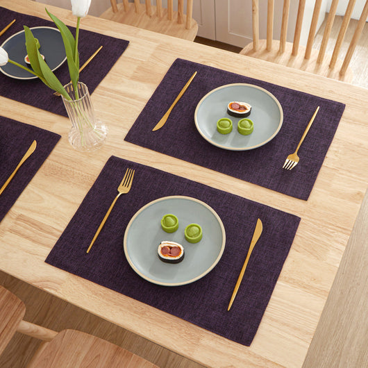 Linen Dining Table Cover | Heat-Resistant & Anti-Scald