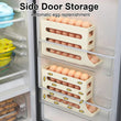 Automatic Egg Roller Tray | 4-Layer Refrigerator Organizer