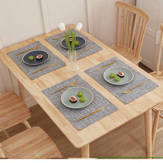 Linen Dining Table Cover | Heat-Resistant & Anti-Scald