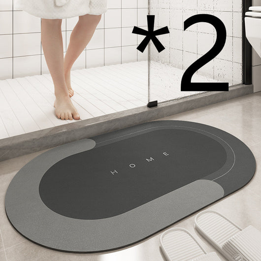 Bathroom Floor Mat | Sliding Door & Foot Cushion